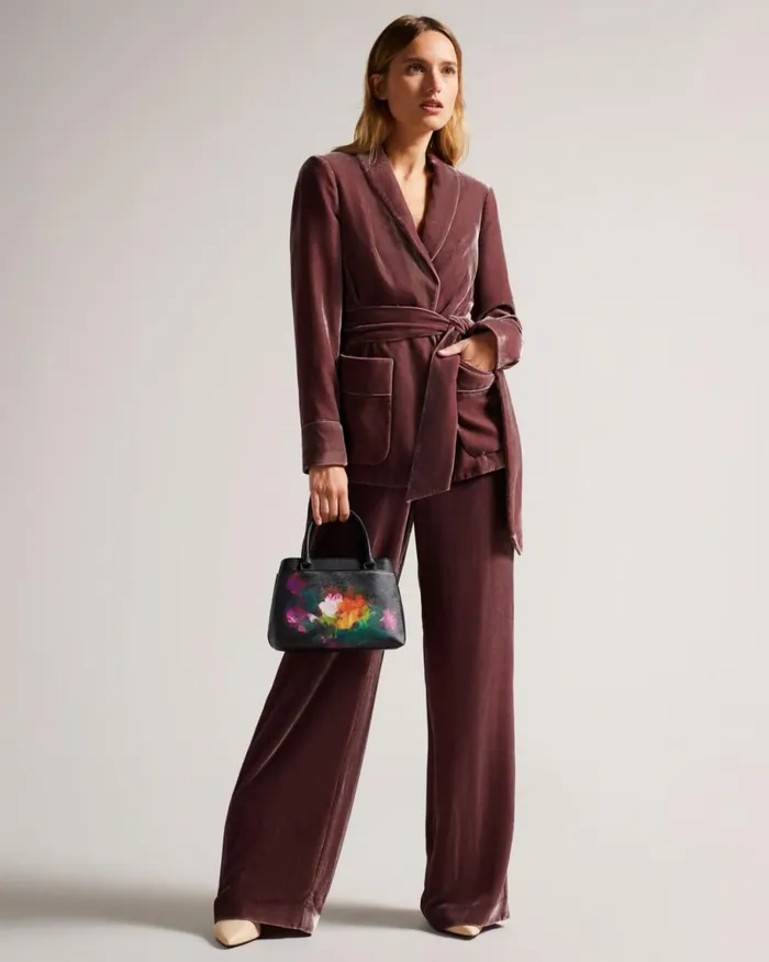 Art Print Mini Crossbody Bag Black Women Ted Baker Bags