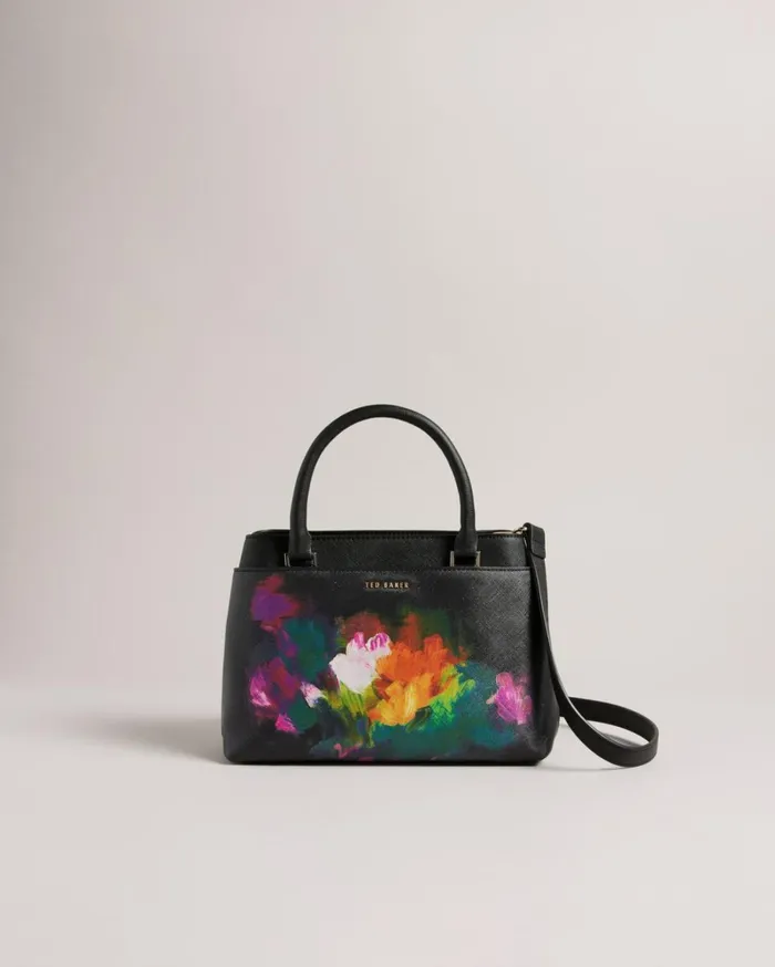 Art Print Mini Crossbody Bag Black Women Ted Baker Bags