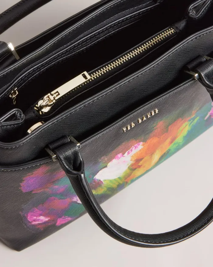 Art Print Mini Crossbody Bag Black Women Ted Baker Bags