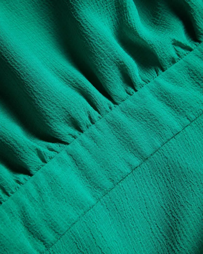 Asymmetric Tiered Mini Dress Green Women Ted Baker Clothing Asymmetric Tiered Mini Dress Green Women Ted Baker Clothing