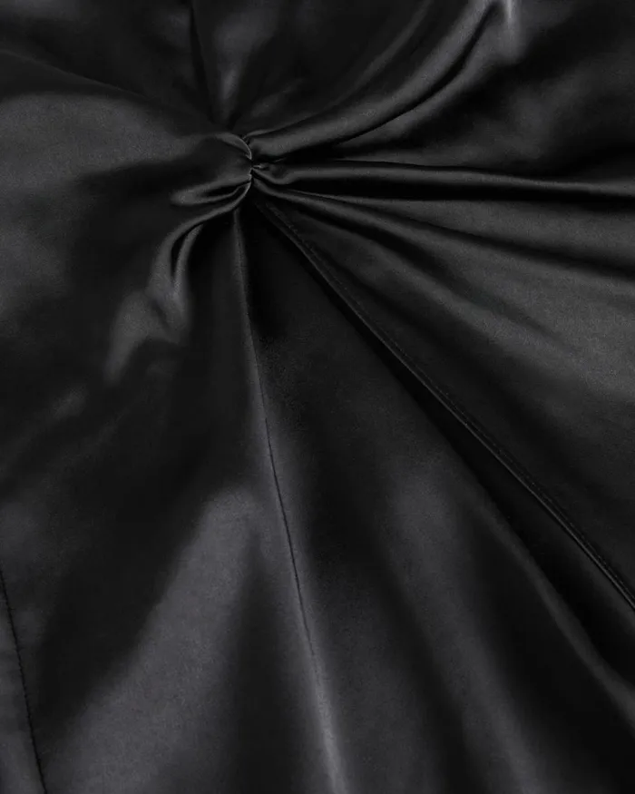 Asymmetric Waist Detail Slip Dress Black Women Ted Baker Clothing Asymmetric Waist Detail Slip Dress Black Women Ted Baker Clothing