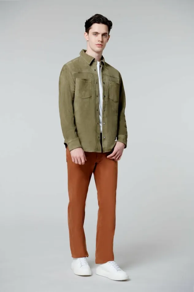 Back To Earth Shacket Men Blank NYC Jackets