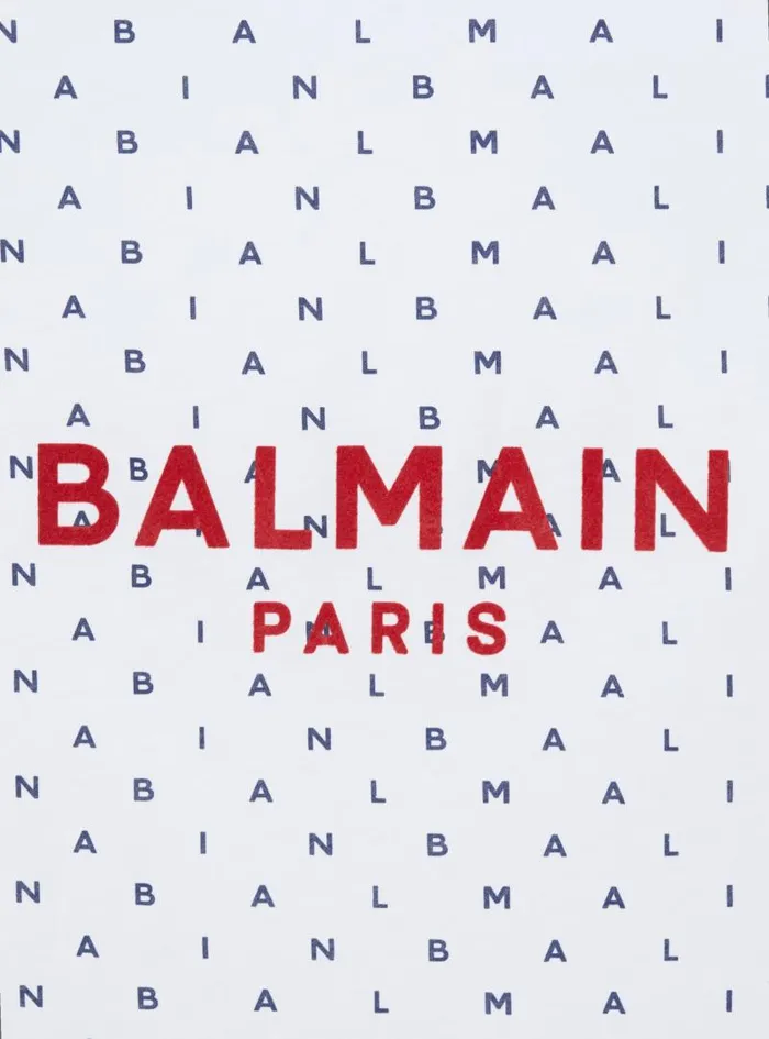 Balmain Baby 19 Months Kids Paris Blanket White