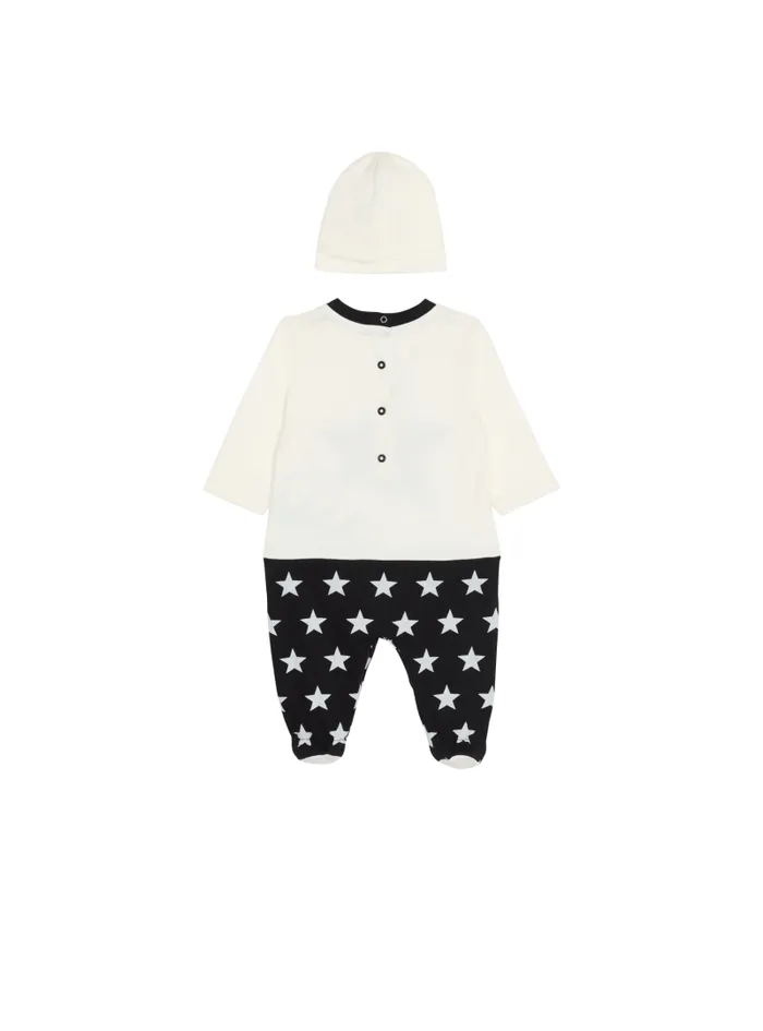 Balmain Baby 19 Months Kids Signature Stars 3piece Set White