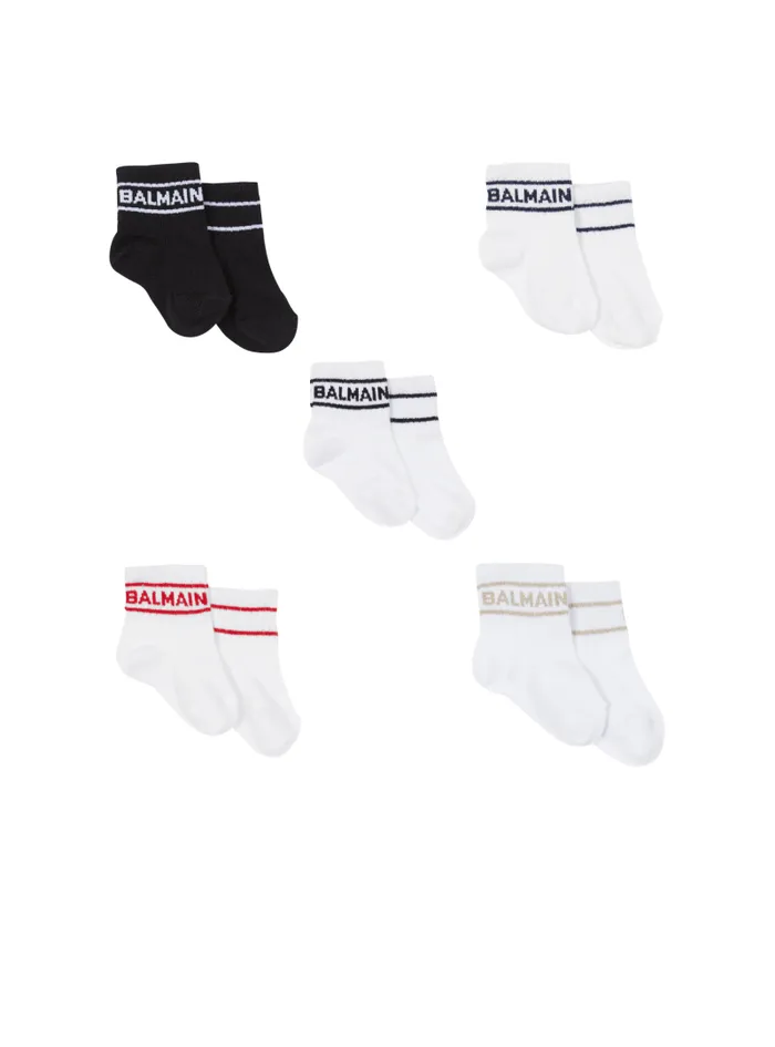 Balmain Baby 19 Months Kids Socks 8211 5piece Set Multicolor