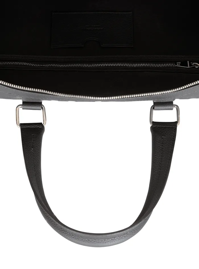 Balmain Bags And Backpacks Men Travel Bag In Grained Leather Black