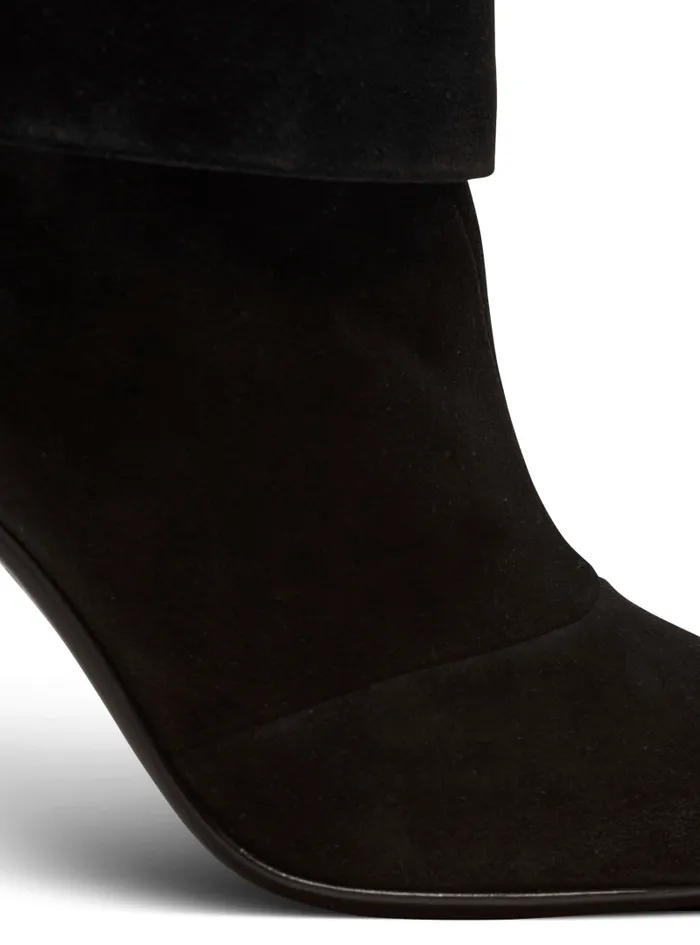 Balmain Boots Women Ariel Suede Boots Black