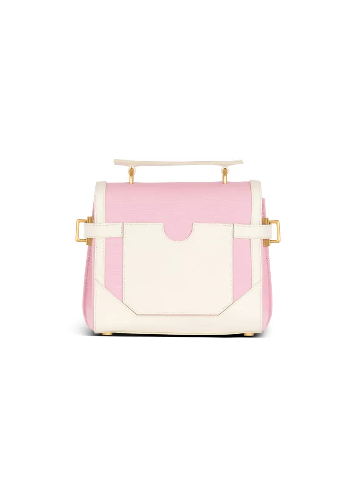 Balmain Crossbody Bags Women BBuzz 23 Canvas And Leather Bag Pink