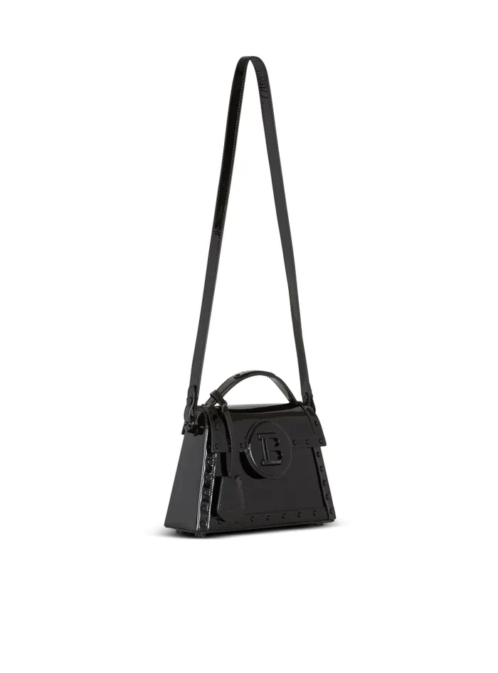 Balmain Crossbody Bags Women BBuzz Dynasty Bag In Patent Leather Black