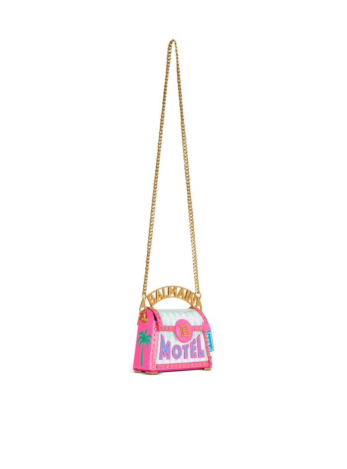 Balmain Crossbody Bags Women BBuzz Dynasty Small Bag In Printed Calfskin Multicolor
