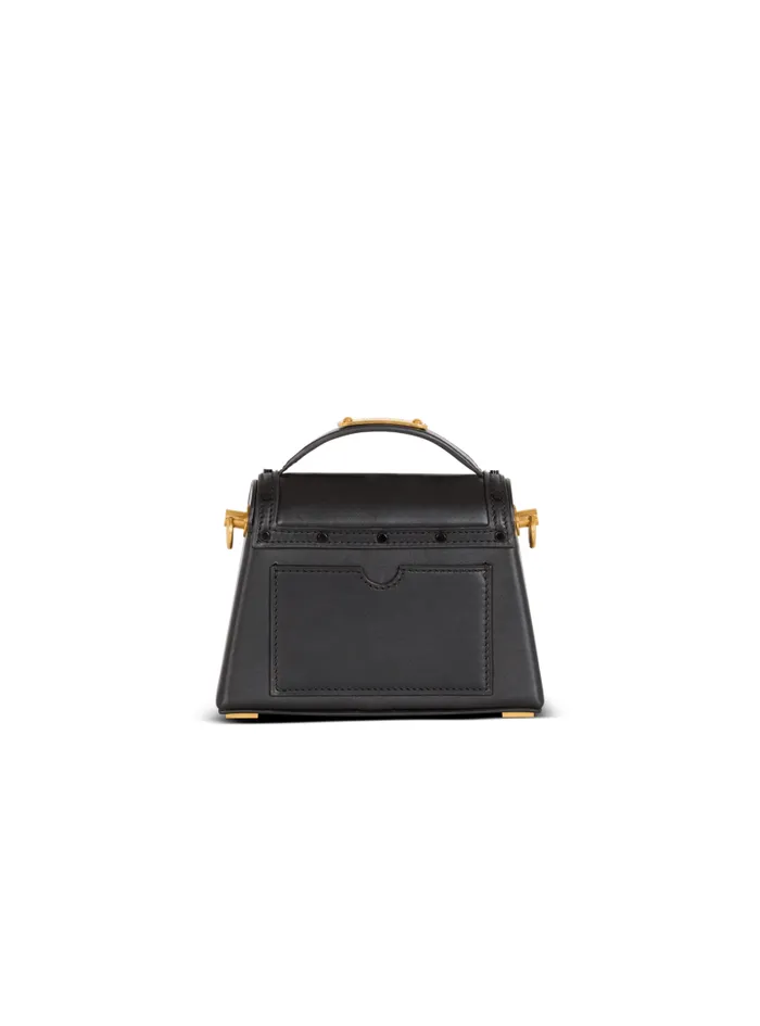 Balmain Crossbody Bags Women BBuzz Dynasty Small Leather Bag Black