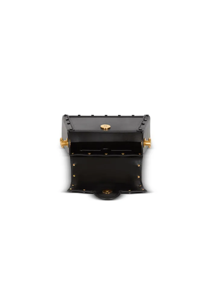 Balmain Crossbody Bags Women BBuzz Dynasty Small Leather Bag Black