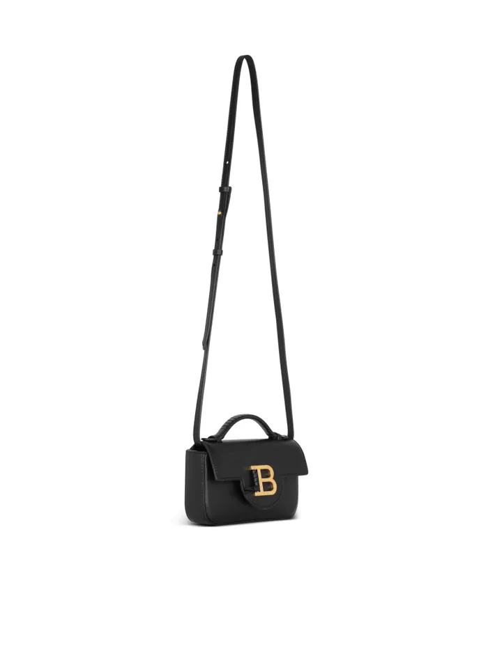 Balmain Crossbody Bags Women BBuzz Mini Leather Bag Black