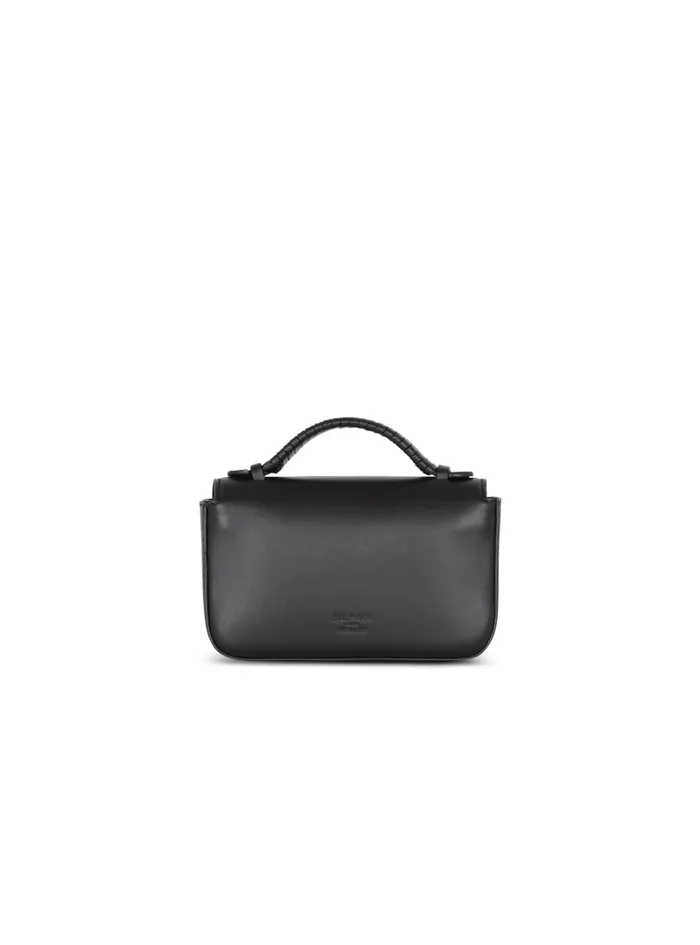 Balmain Crossbody Bags Women BBuzz Mini Leather Bag Black