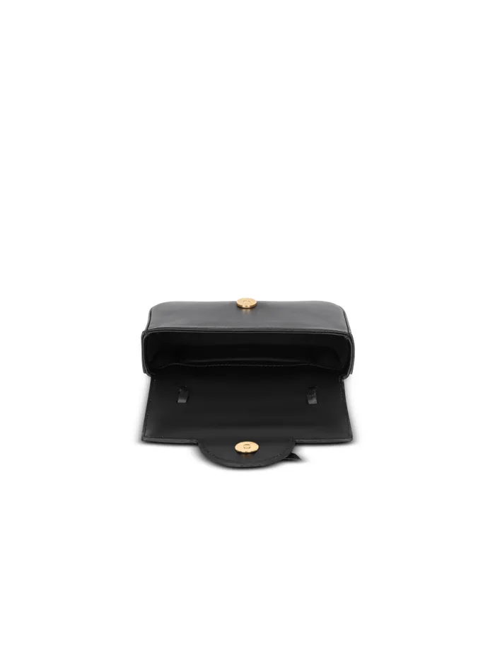 Balmain Crossbody Bags Women BBuzz Mini Leather Bag Black