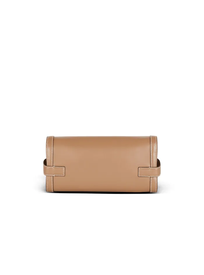 Balmain Crossbody Bags Women BBuzz Pouch 23 In Calfskin Brown