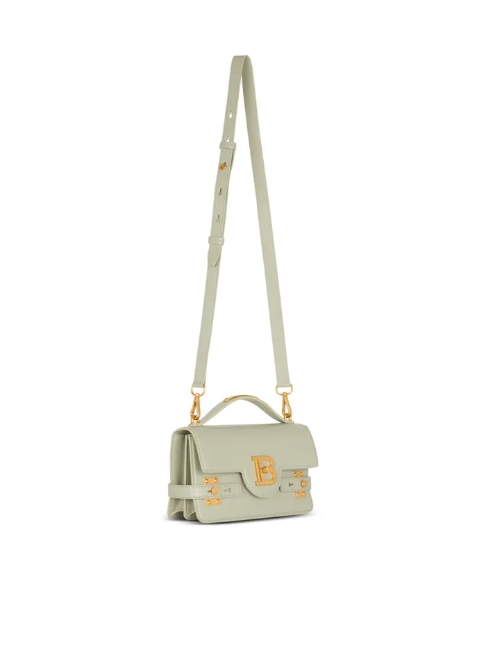 Balmain Crossbody Bags Women BBuzz Shoulder 24 Calfskin Bag Green