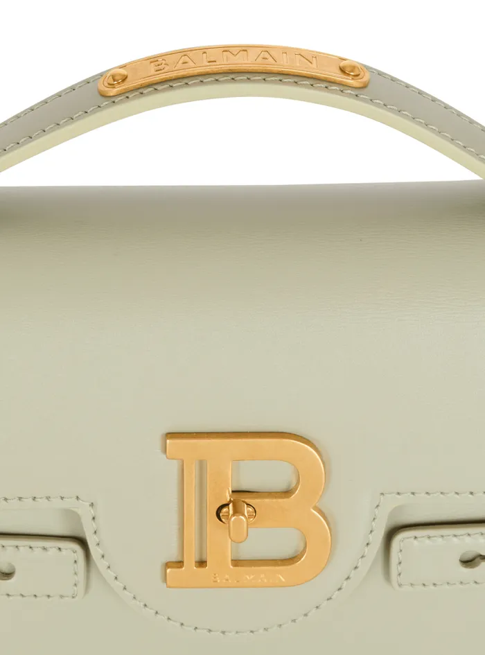 Balmain Crossbody Bags Women BBuzz Shoulder 24 Calfskin Bag Green