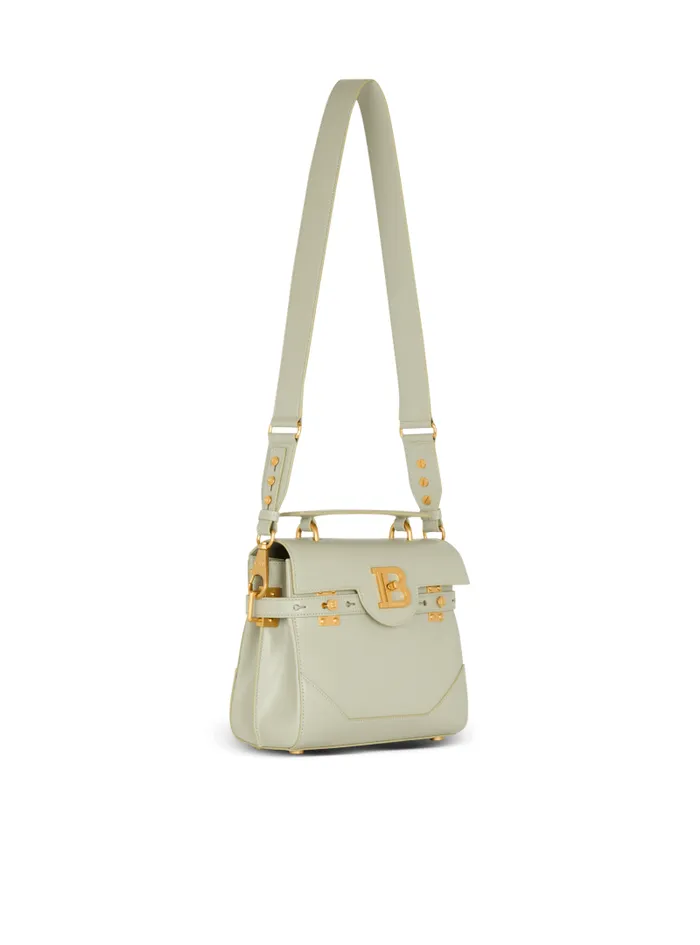 Balmain Crossbody Bags Women Calfskin BBuzz 23 Bag Green