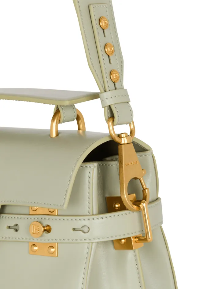 Balmain Crossbody Bags Women Calfskin BBuzz 23 Bag Green