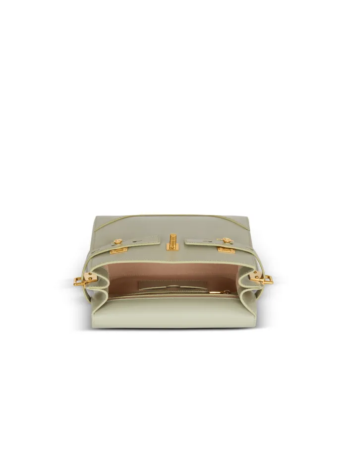 Balmain Crossbody Bags Women Calfskin BBuzz 23 Bag Green