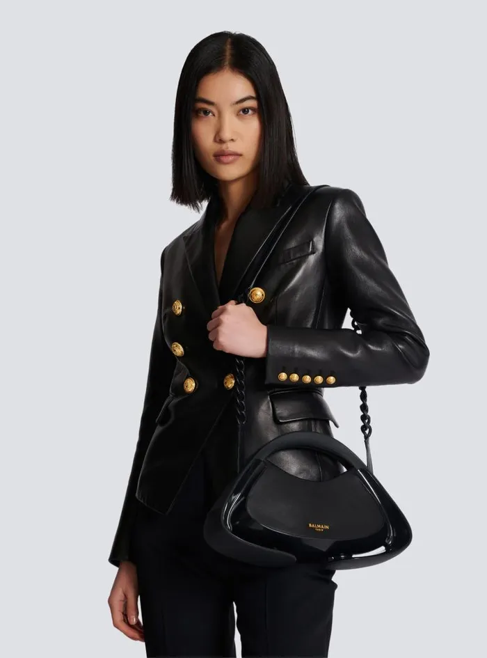 Balmain Crossbody Bags Women Jolie Madame Medium Bag Black