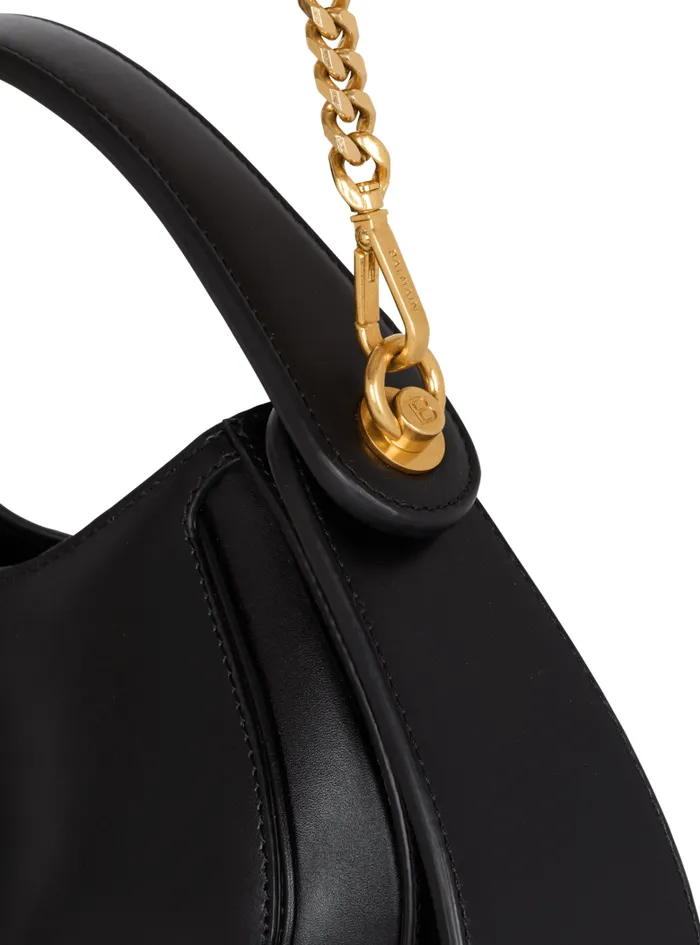 Balmain Crossbody Bags Women Medium Jolie Madame Bag In Box Leather Black
