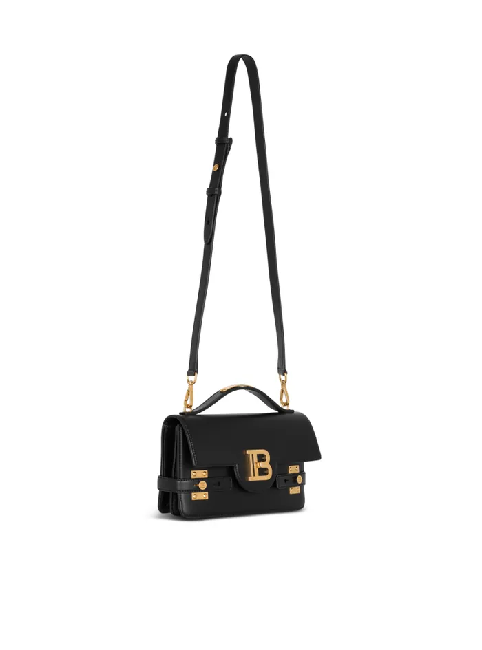 Balmain Crossbody Bags Women Smooth Leather BBuzz 24 Bag Black