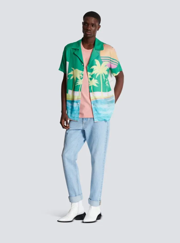 Balmain Denim Men Light Blue Regularfit Denim Jeans Blue