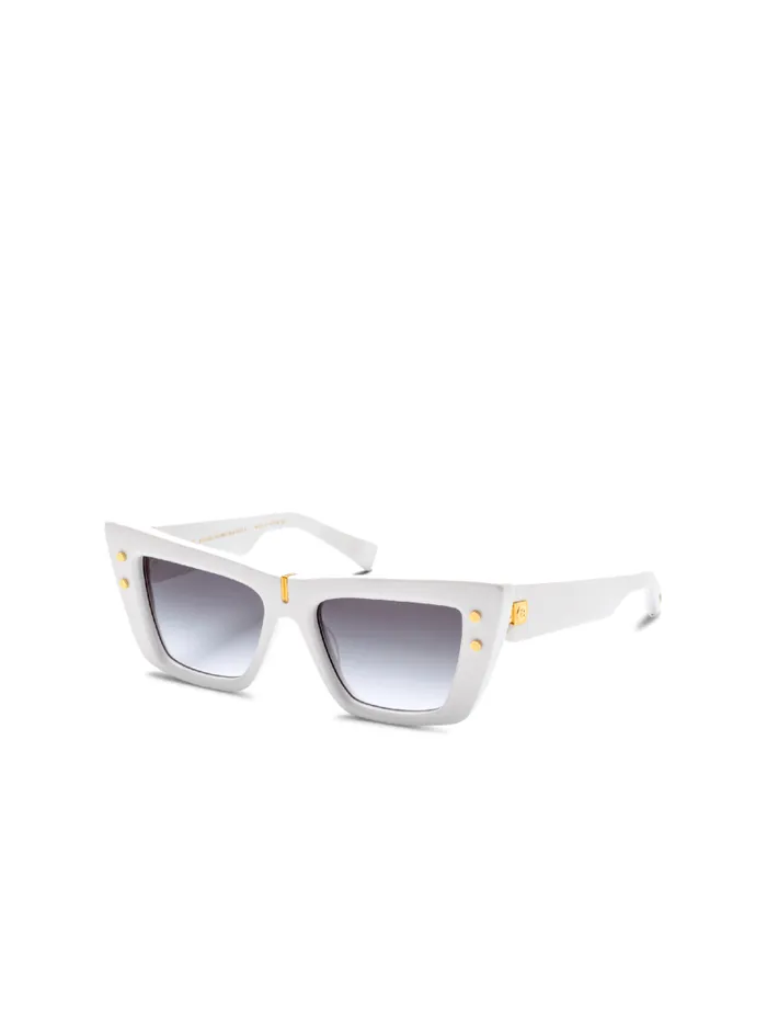 Balmain Eyewear WomenMen BEye Sunglasses White