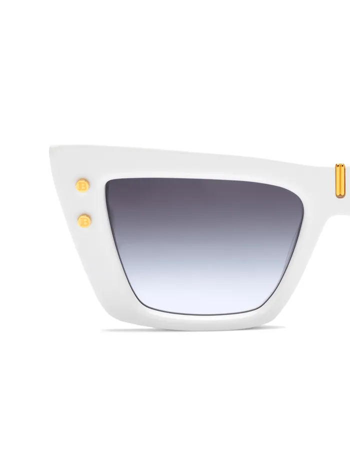 Balmain Eyewear WomenMen BEye Sunglasses White