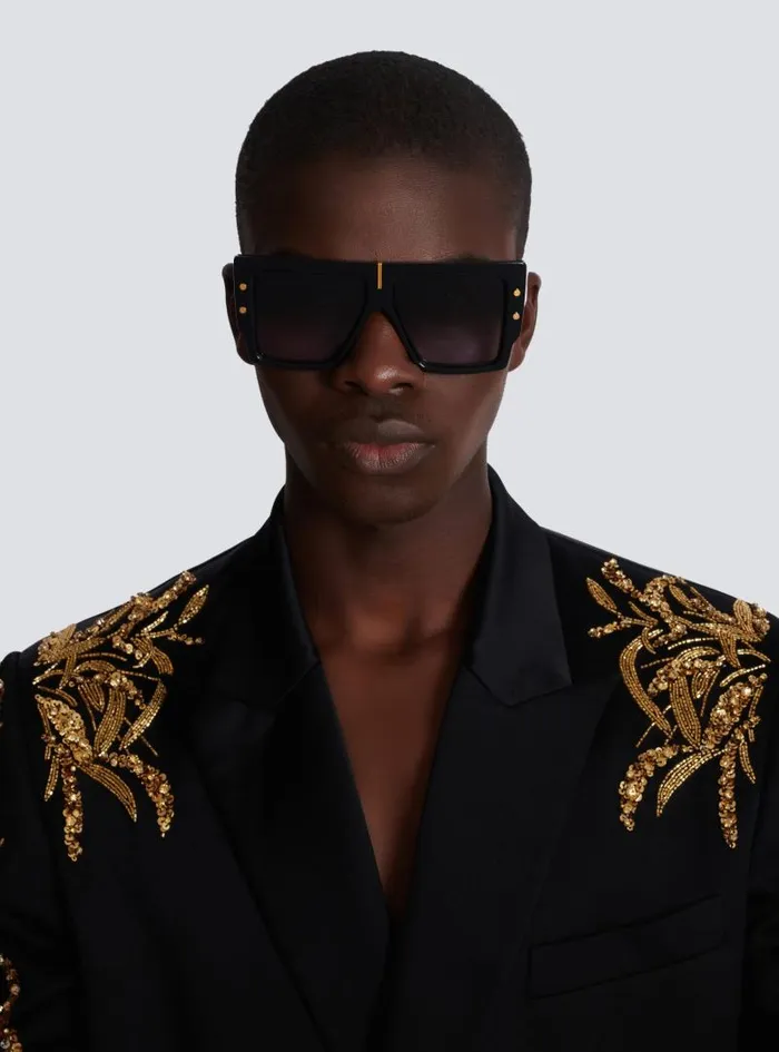 Balmain Eyewear WomenMen BGrand Sunglasses Gold