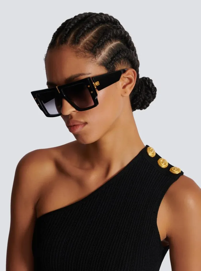 Balmain Eyewear WomenMen BGrand Sunglasses Gold