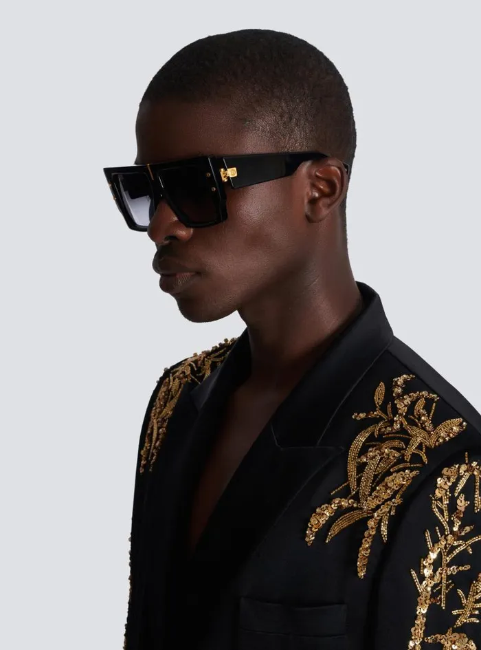 Balmain Eyewear WomenMen BGrand Sunglasses Gold