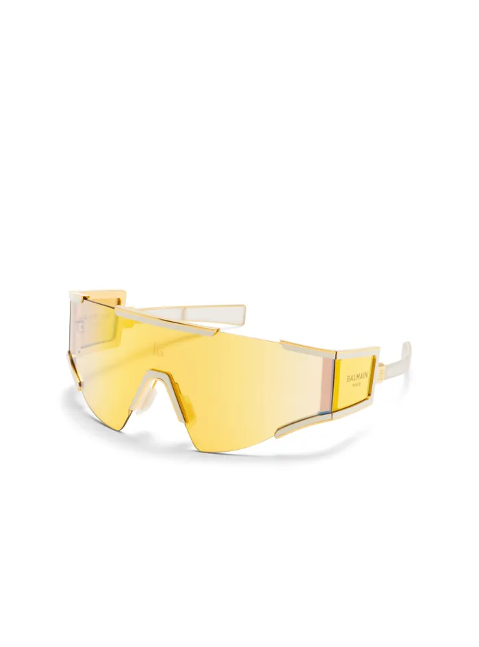 Balmain Eyewear WomenMen Fleche Sunglasses Yellow
