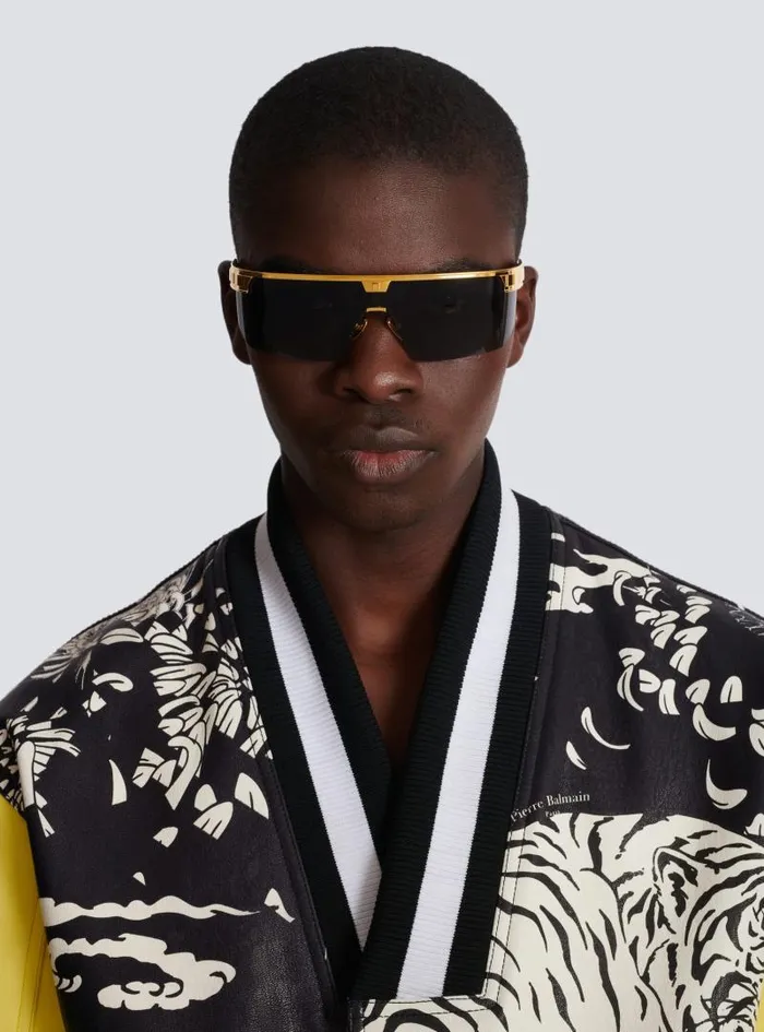 Balmain Eyewear WomenMen Major Sunglasses Gold