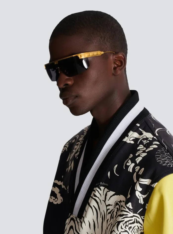 Balmain Eyewear WomenMen Major Sunglasses Gold