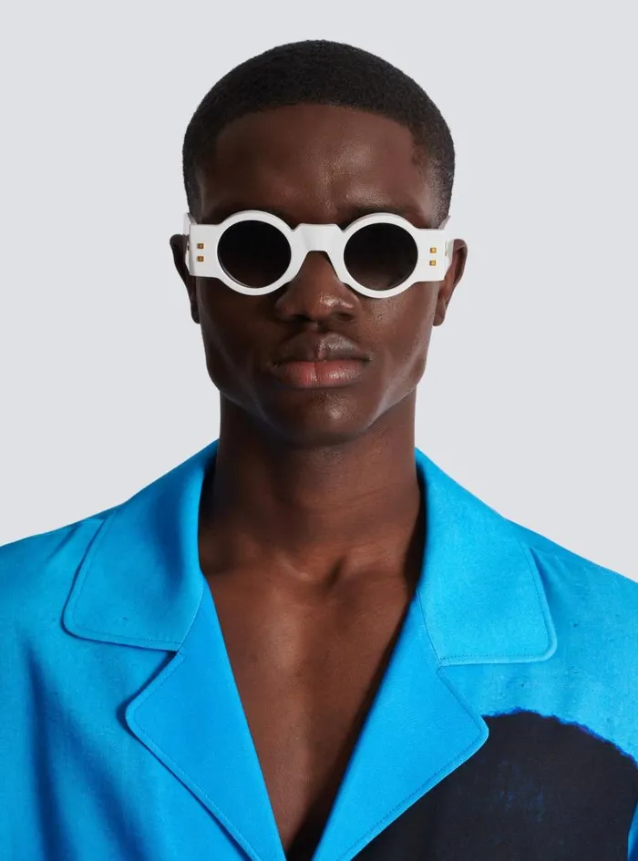 Balmain Eyewear WomenMen Olivier Sunglasses White
