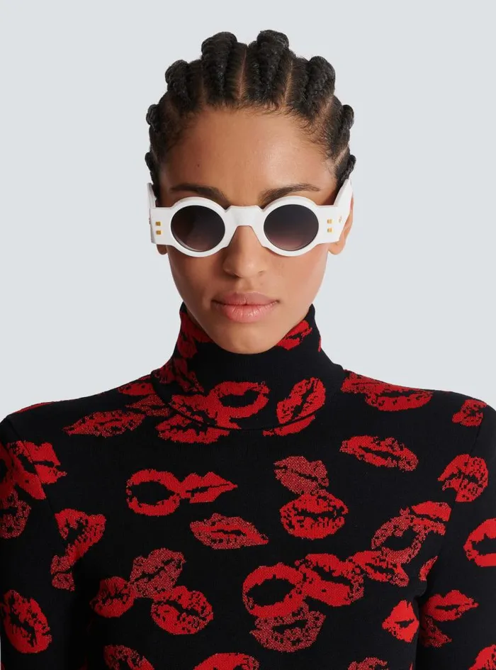 Balmain Eyewear WomenMen Olivier Sunglasses White