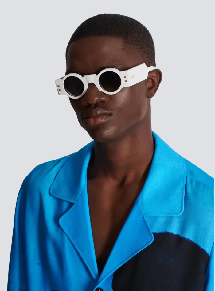 Balmain Eyewear WomenMen Olivier Sunglasses White
