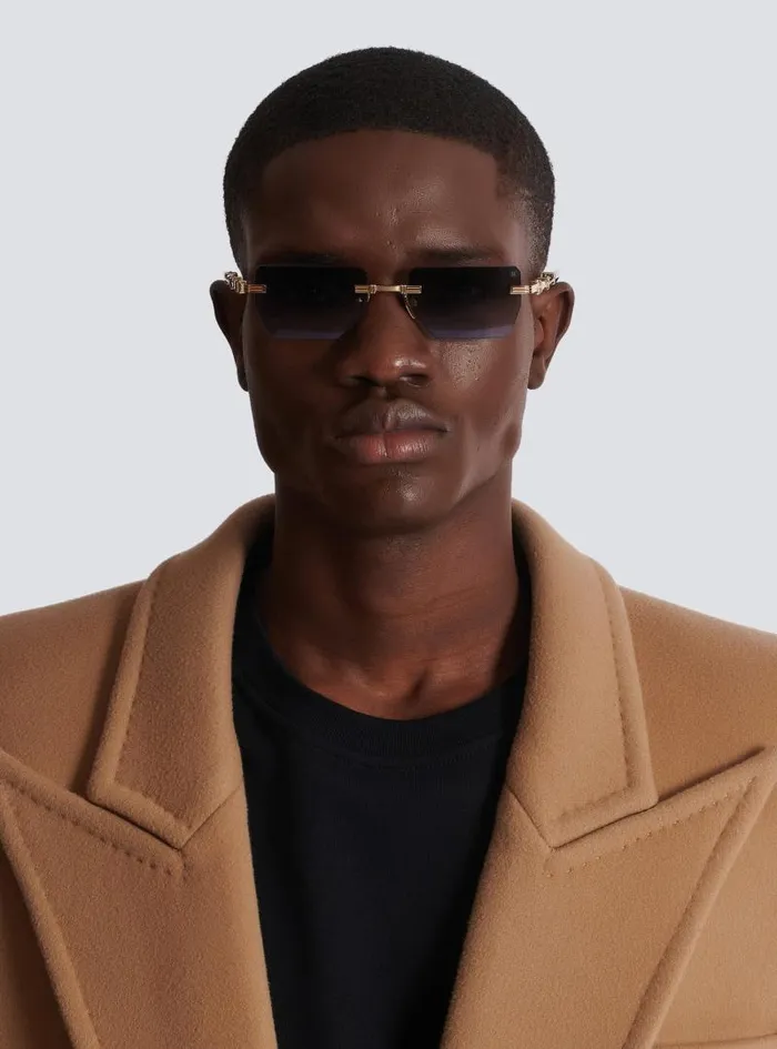 Balmain Eyewear WomenMen Pierre Sunglasses Blue