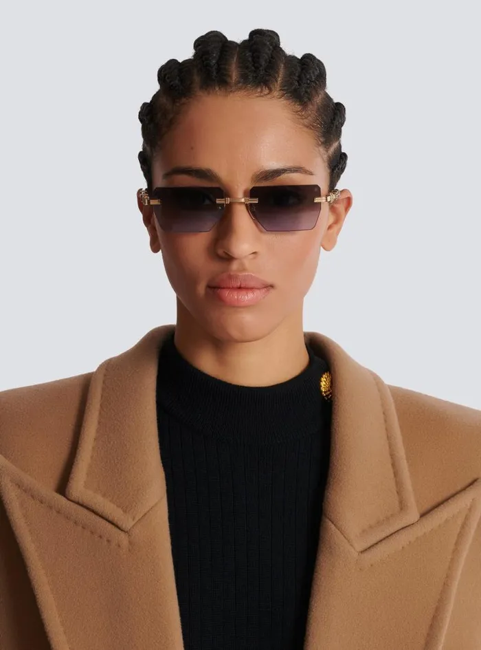 Balmain Eyewear WomenMen Pierre Sunglasses Blue