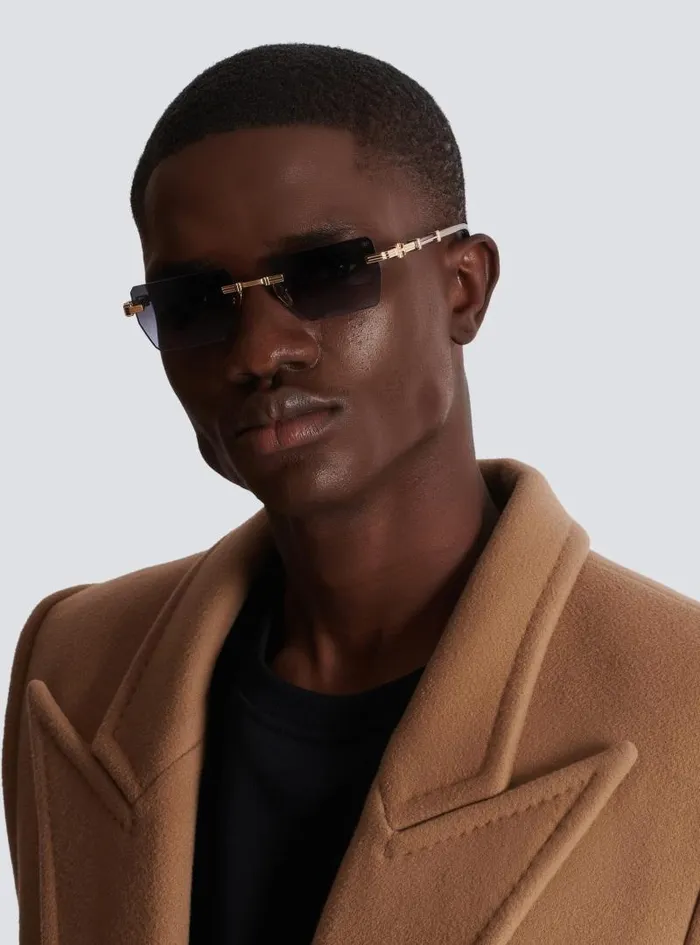 Balmain Eyewear WomenMen Pierre Sunglasses Blue