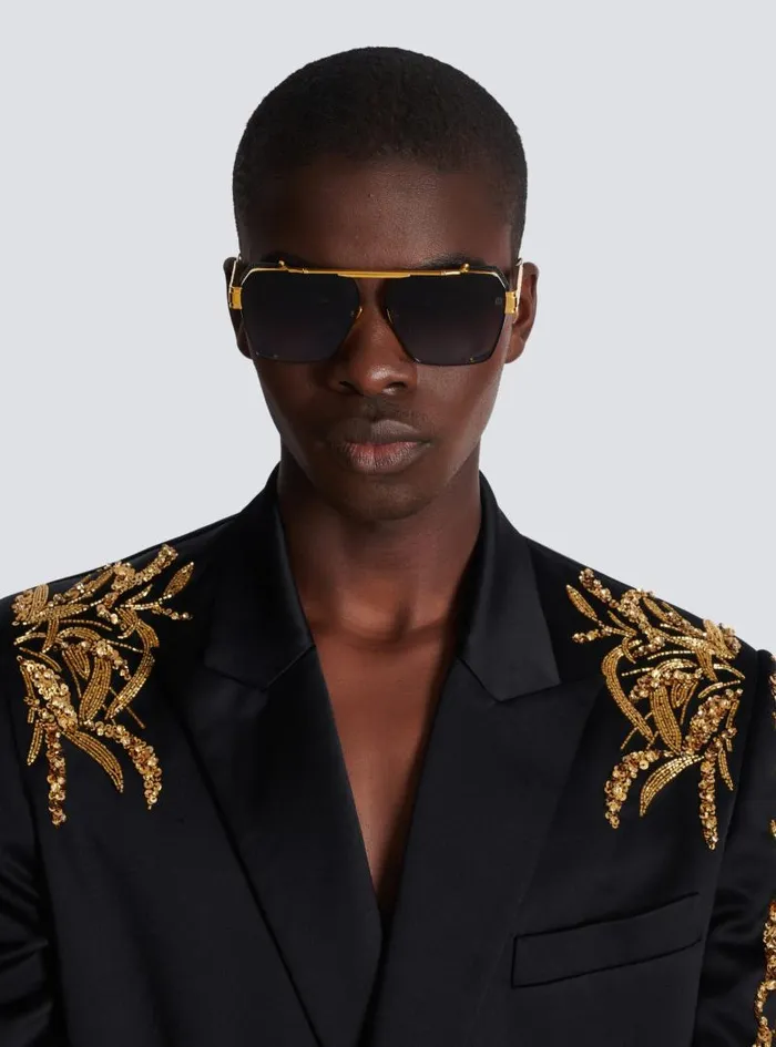 Balmain Eyewear WomenMen Premier Sunglasses Black