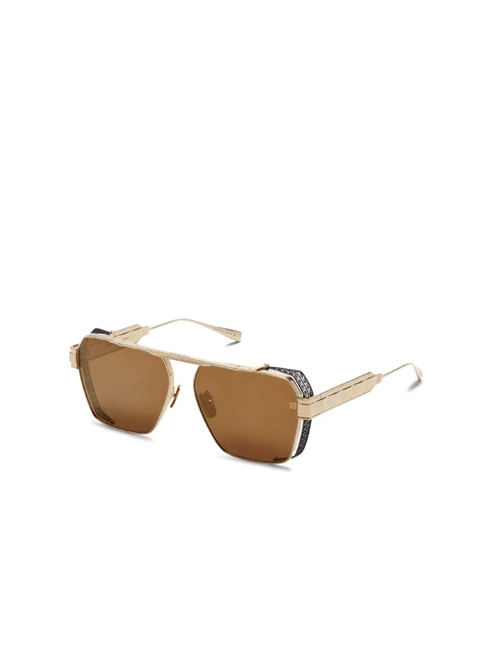 Balmain Eyewear WomenMen Premier Sunglasses Gold