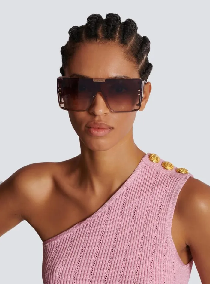 Balmain Eyewear WomenMen Wonder Boy Sunglasses Brown