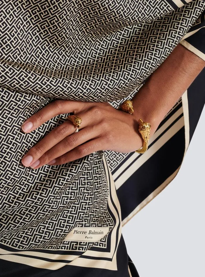 Balmain Fashion Jewelry Women Lion Bracelet Gold
