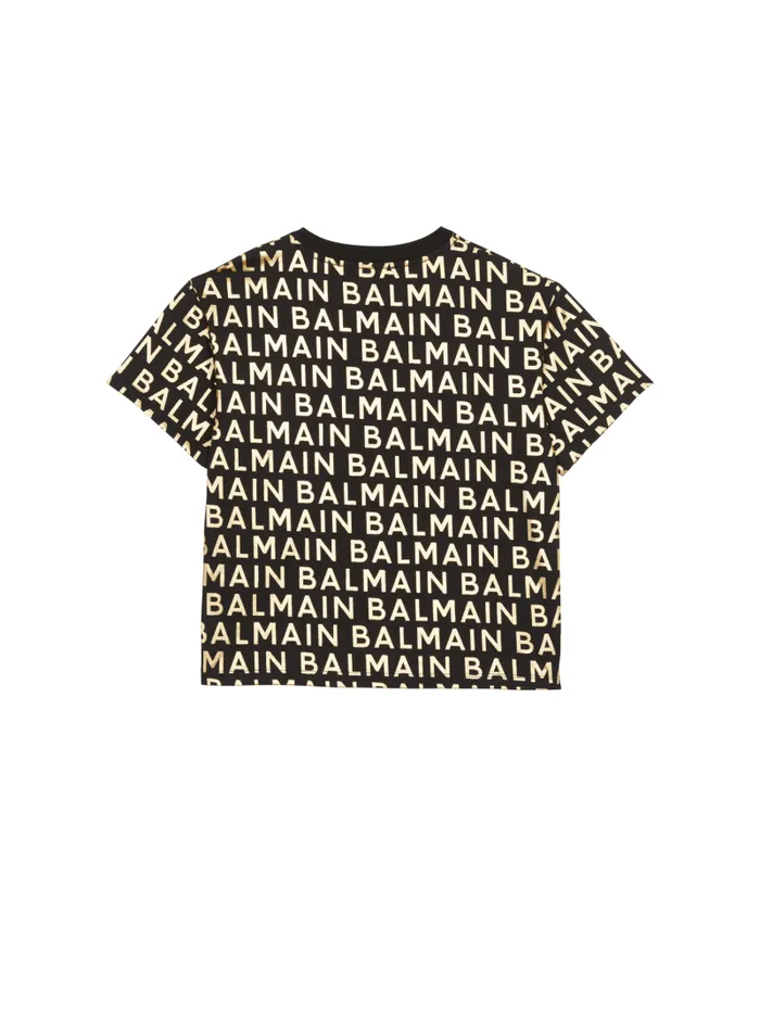 Balmain Girls 410 Years Kids Golden Tshirt Gold