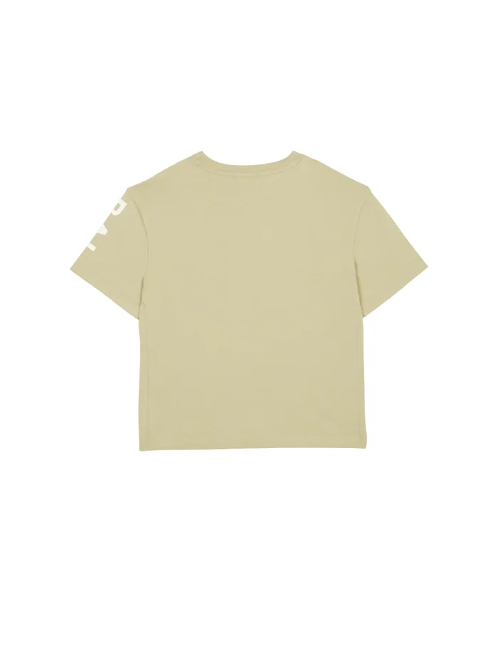 Balmain Girls 410 Years Kids Golden Tshirt Green