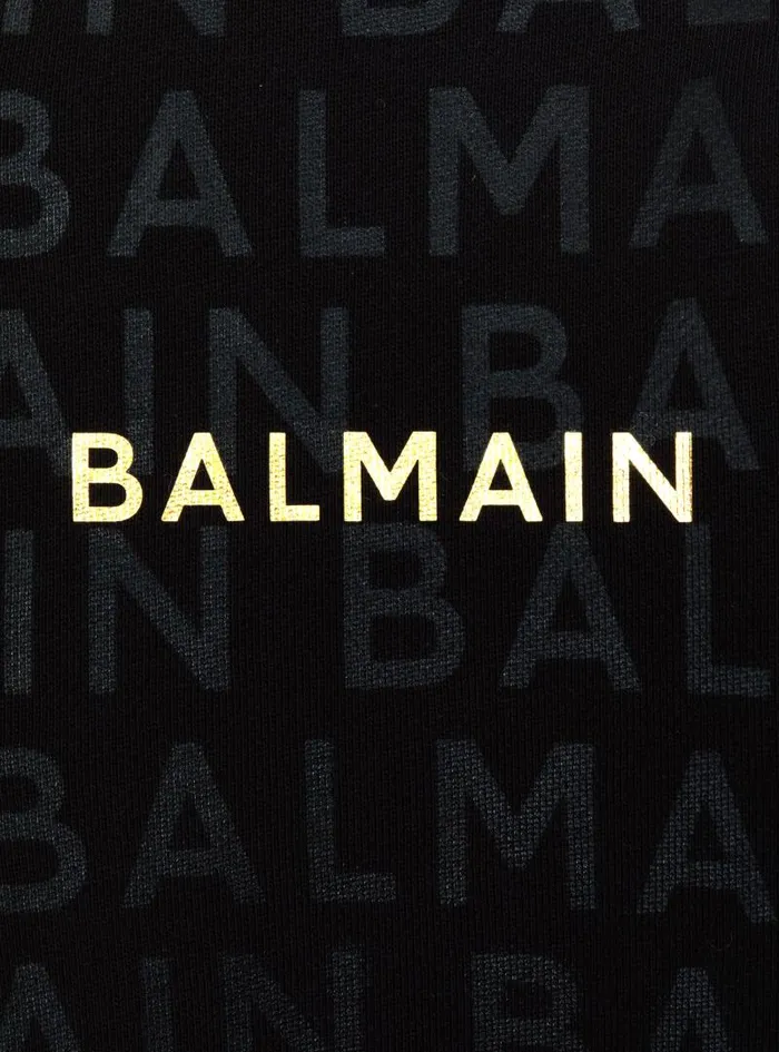 Balmain Girls 410 Years Kids Monogrammed Jacket Black